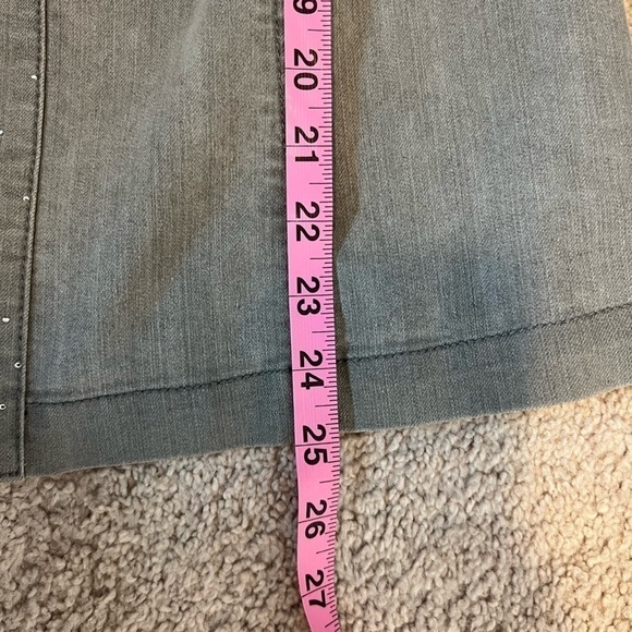 CHICOS Women’s Gray Jacket Size 2 - Picture 7 of 8